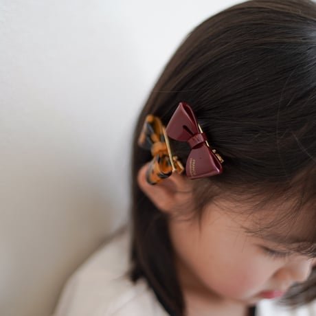 candy ribbon hair clip (2593)