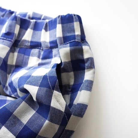 blue gingham check setup (2631）