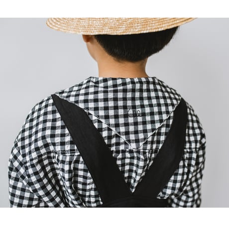 triangular collar blouse(2513)