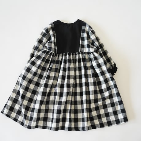 niko two-tone  check dress "キッズサイズ” (2566)