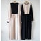 niko two-tone dress ”ママサイズ” (1480)