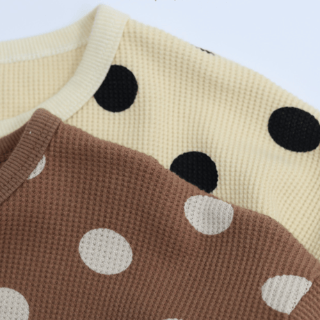 waffle dot pullover(2511)