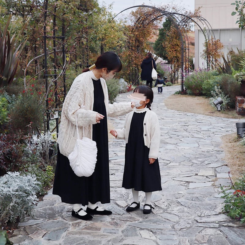 pin tuck niko one-piece ”ママサイズ” (2582) | nikomake