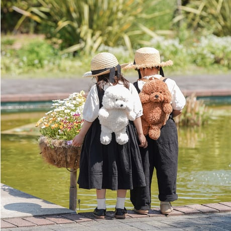 Stuffed dog backpack (2538)