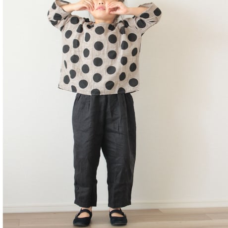 dot wide pullover   (1008)