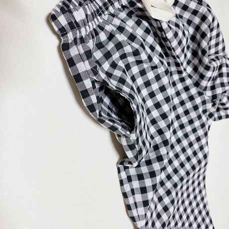 gingham check pants（1175）
