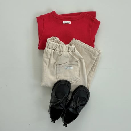 eyelet slim tee (2603)