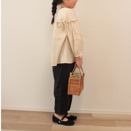 linen daily pants "90-160 & ママ"　(2347)