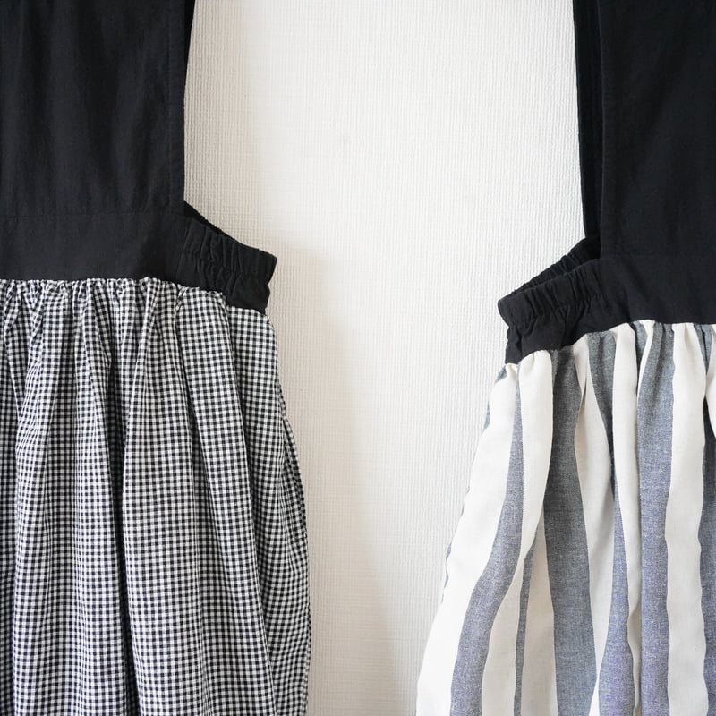 nicoページ niko 2way one-piece [ check ＆ stripe ] (2554)