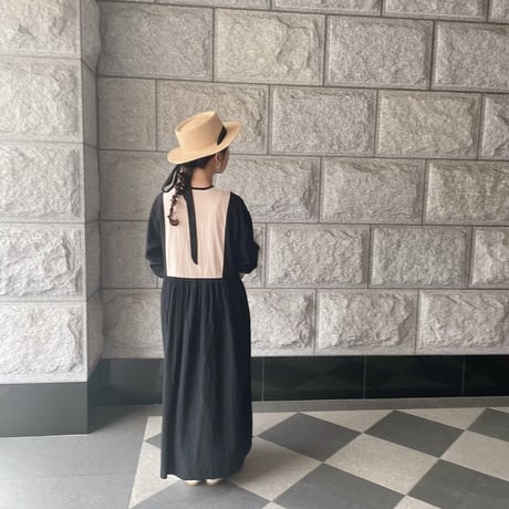 niko two-tone dress ”ママサイズ”  (1480)