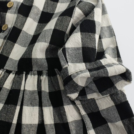 block check dress (2501)
