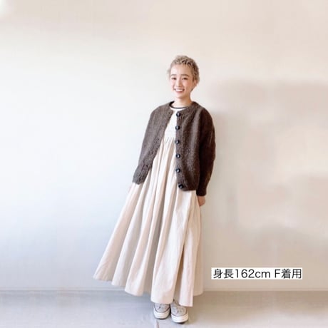 pin tuck niko one-piece ”ママサイズ” (2582)