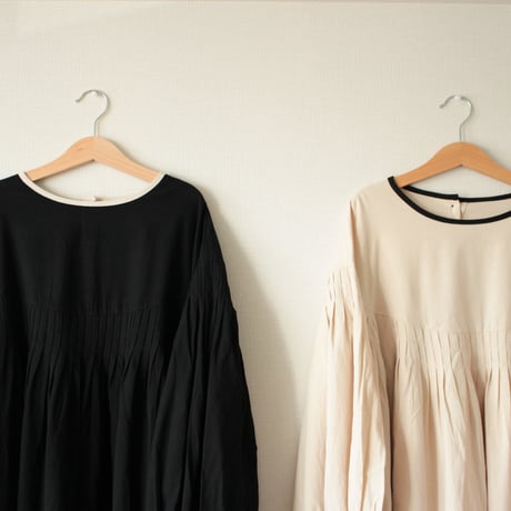pin tuck niko one-piece ”ママサイズ” (2582)