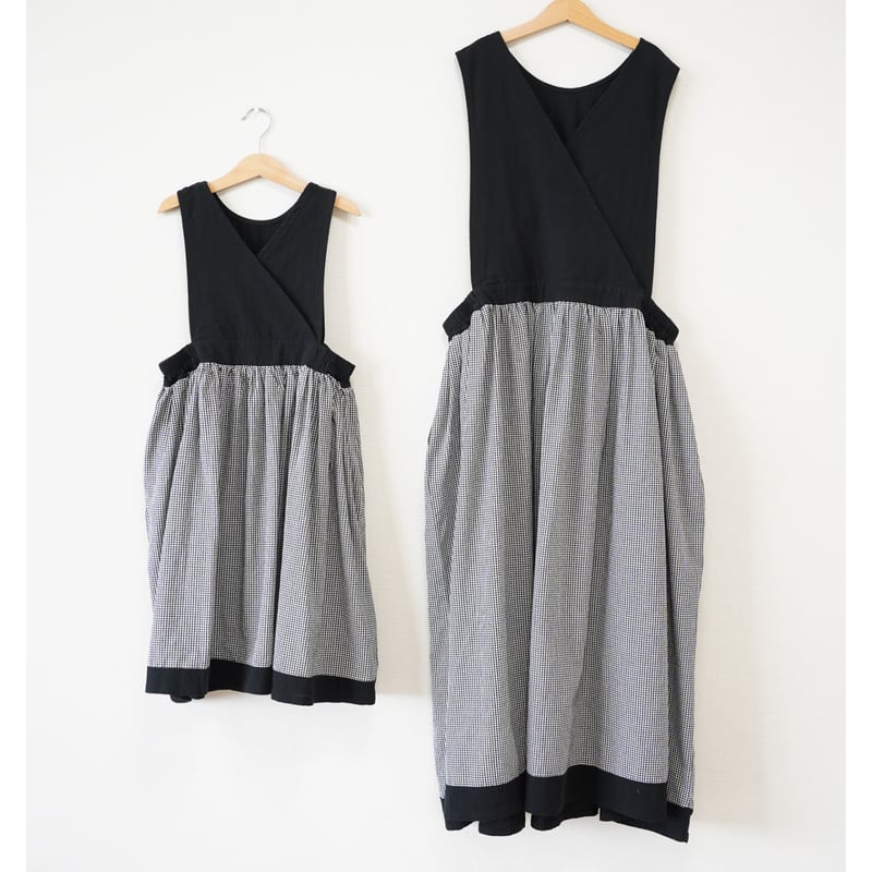 niko 2way one-piece [ check ＆ stripe ] (2554)