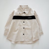 two-tone  button shirt (2614)