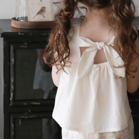 Lace back ribbon tops (2622)