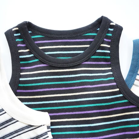 color-striped tank top (2632)
