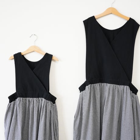 niko ２way one-piece [ check ＆ stripe ]  (2554)