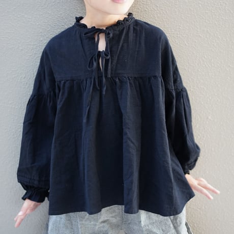 niko 2way ribbon blouse (2379)