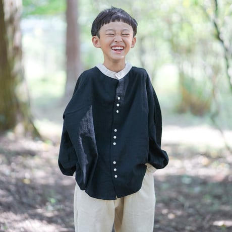 niko button shirt "キッズサイズ” (2380)