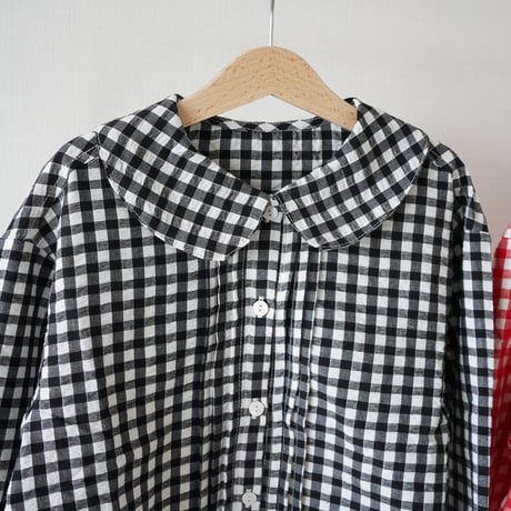 triangular collar blouse(2513)