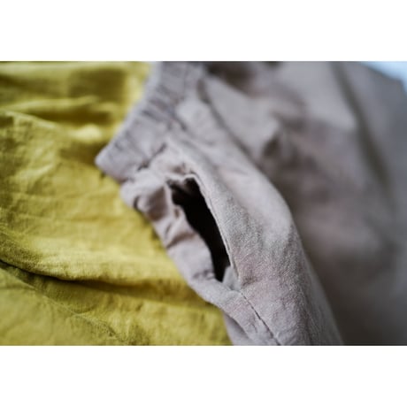 daily cotton linen halfpants (2346)