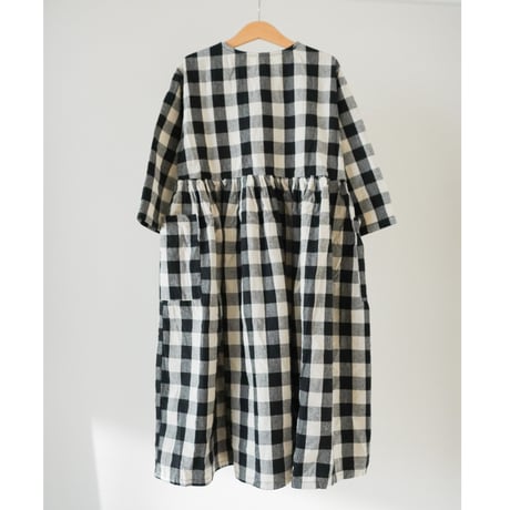 block check dress (2501)