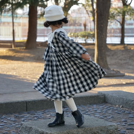 block check dress (2501)