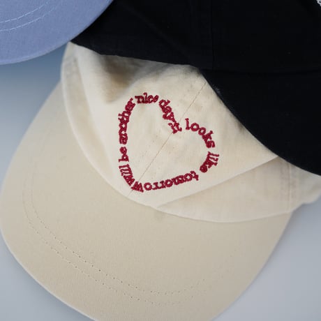 heart embroidery CAP (2404)