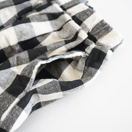 block check summer pants (2634)
