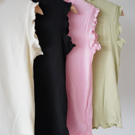 sleeveless mellow cut sew (2545)