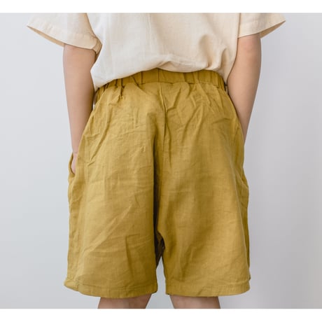 daily cotton linen halfpants (2346)