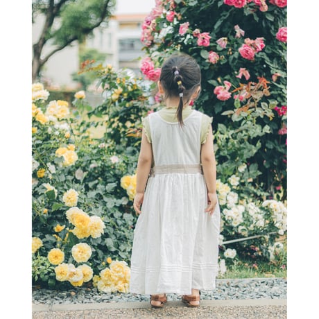 niko ２way one-piece [ white ＆ beige ]  (2531)