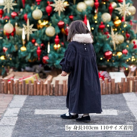 pin tuck niko one-piece  "Kidsサイズ” (2583)
