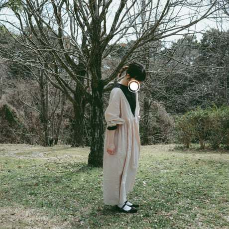 niko two-tone  triangle dress "ママサイズ” (2612)