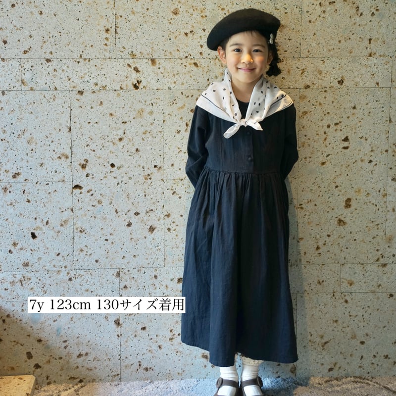 アポリナキッズ　ワンピース 
1-2y Apolina（アポリナ）2025AW Ursina Embroidered Pinafore - Autumn