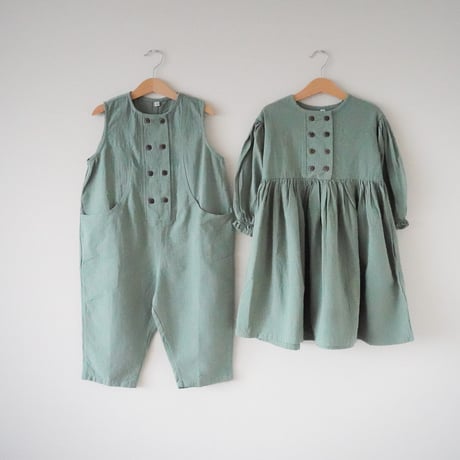 double button niko one-piece (2438)