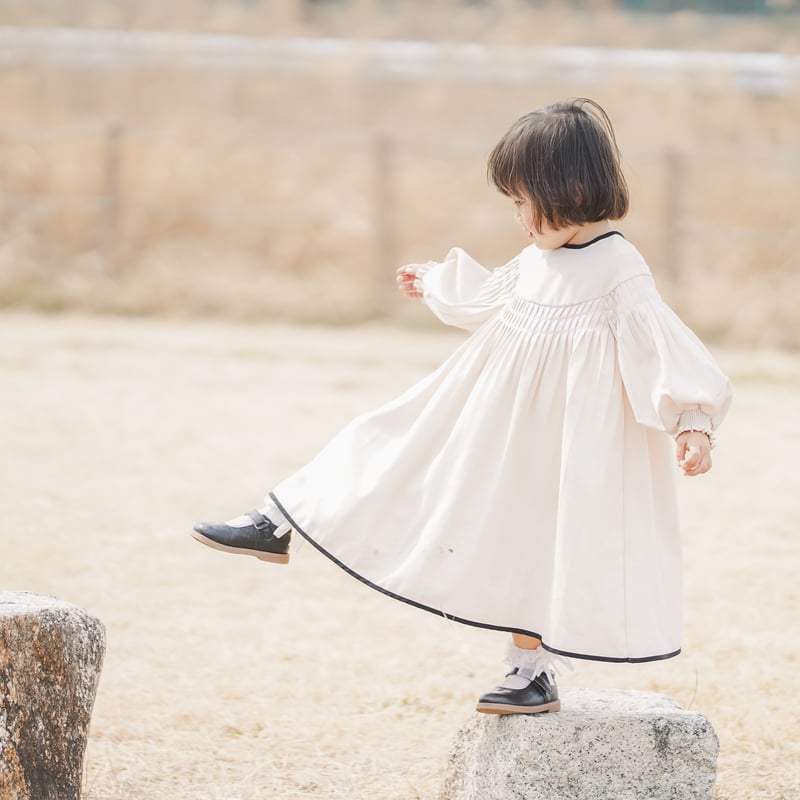 harenohi pin tuck one-piece harenohi pin tuck one-piece