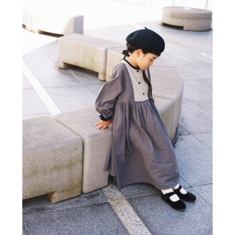 ミカンコ様　ワンピ2枚おまとめ niko two-tone dress（2440） | nikomake