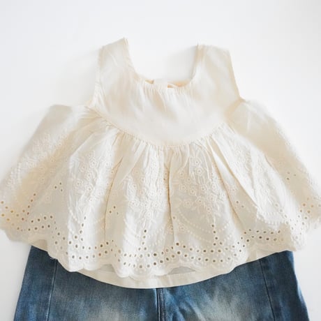 Lace back ribbon tops (2622)