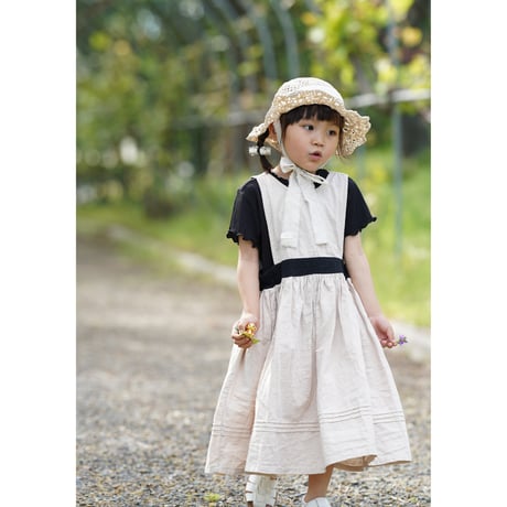 niko ２way one-piece [ white ＆ beige ]  (2531)