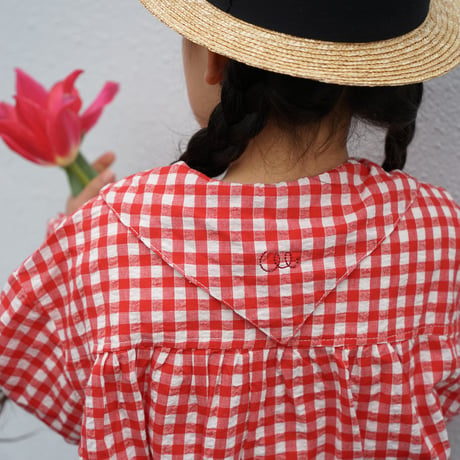 triangular collar blouse(2513)