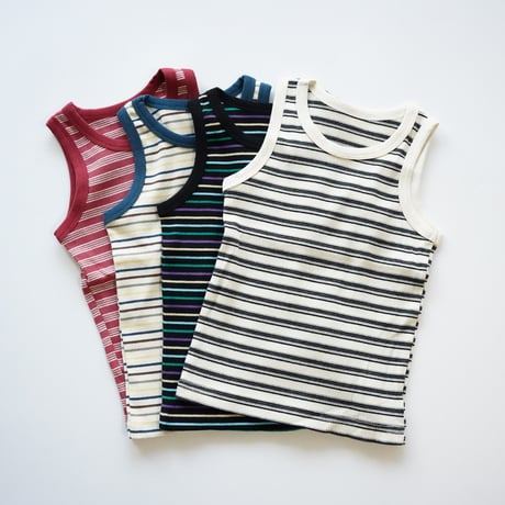 color-striped tank top (2632)