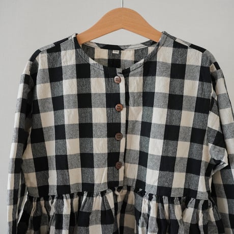 block check dress (2501)