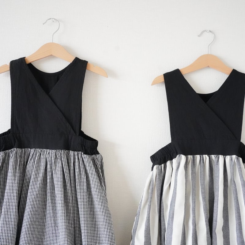 nikoniko..　eワンピ　0 niko 2way one-piece [ check ＆ stripe ] (2554)