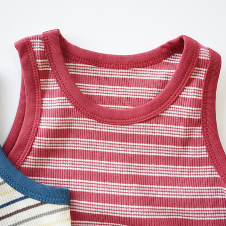 color-striped tank top (2632)