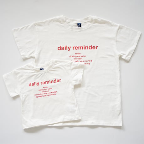 ロゴプリントTシャツ "キッズ&ママ"  (2361)