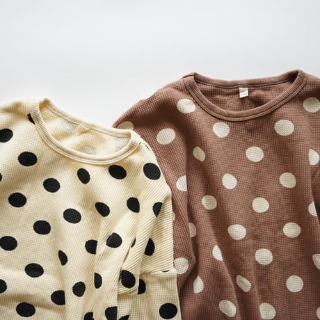 waffle dot pullover(2511)