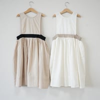 niko ２way one-piece [ white ＆ beige ]  (2531)