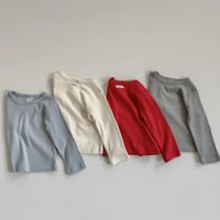 eyelet slim tee (2603)